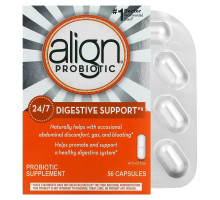 Align Probiotics, 24/7 Digestive Support, Probiotic Supplement, 56 Capsules