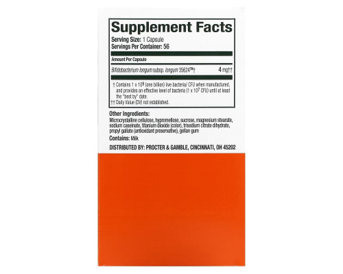 Align Probiotics, 24/7 Digestive Support, Probiotic Supplement, 56 Capsules Align Probiotics, 24/7 Digestive Support, Probiotic Supplement, 56 Capsules