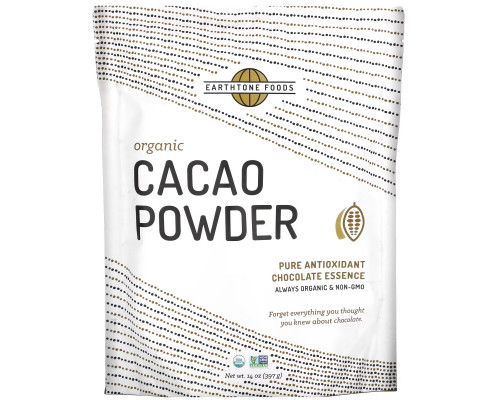 Earthtone Foods, Organic Cacao Powder, 14 oz (397 g) Earthtone Foods, Organic Cacao Powder, 14 oz (397 g)