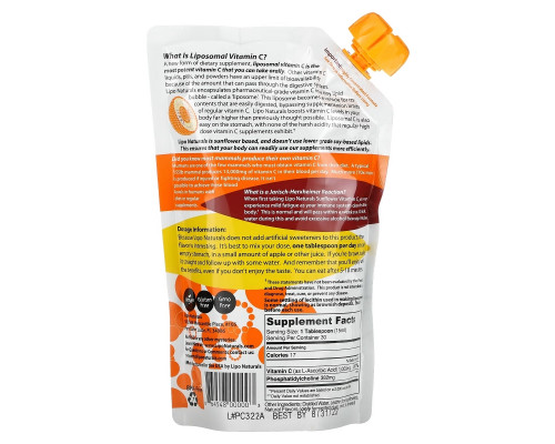 Lipo Naturals, Liposomal Vitamin C from Sunflowers, 15 oz (443 ml) Lipo Naturals, Liposomal Vitamin C from Sunflowers, 15 oz (443 ml)