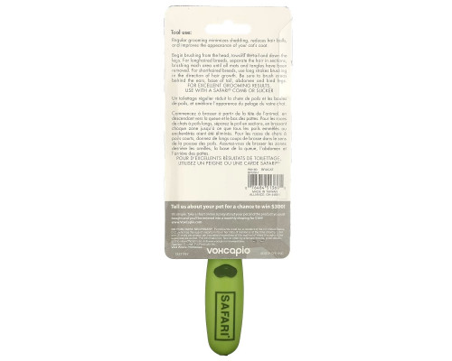 Safari, Bristle Brush, For Cats, 1 Brush Safari, Bristle Brush, For Cats, 1 Brush