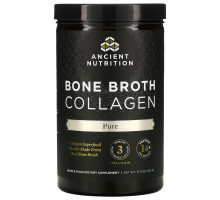 Dr. Axe / Ancient Nutrition, Коллаген из костного бульона, очищенный, 450 г (15.9 oz)