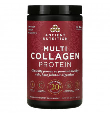 Dr. Axe / Ancient Nutrition, Multi Collagen Protein, Unflavored, 8.6 oz (242.4 g)