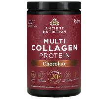 Dr. Axe / Ancient Nutrition, Multi Collagen Protein, Chocolate, 18.5 oz (525 g)