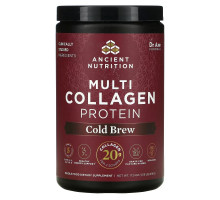 Dr. Axe / Ancient Nutrition, Multi Collagen Protein, Cold Brew Collagen, 17.6 oz (500 g)