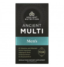 Dr. Axe / Ancient Nutrition, Ancient Multi, Men's, 90 Capsules