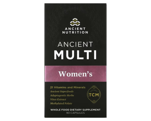 Dr. Axe / Ancient Nutrition, Ancient Multi, Women's, 90 Capsules Dr. Axe / Ancient Nutrition, Ancient Multi, Women's, 90 Capsules