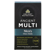 Dr. Axe / Ancient Nutrition, Ancient Multi, Men's One Daily, 30 Capsules