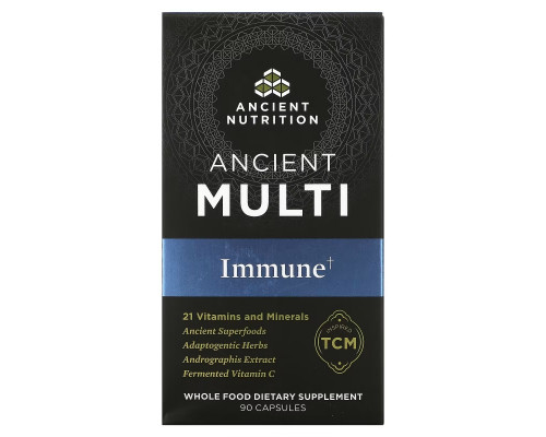 Dr. Axe / Ancient Nutrition, Ancient Multi, для иммунитета, 90 капсул Dr. Axe / Ancient Nutrition, Ancient Multi, для иммунитета, 90 капсул