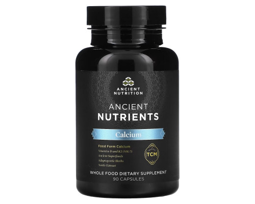 Dr. Axe / Ancient Nutrition, Calcium, 90 Capsules Dr. Axe / Ancient Nutrition, Calcium, 90 Capsules
