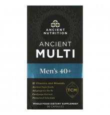 Dr. Axe / Ancient Nutrition, Ancient Multi, Men's 40+, 90 Capsules