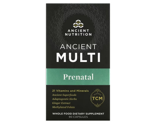 Dr. Axe / Ancient Nutrition, Ancient Multi Prenatal, 90 Capsules Dr. Axe / Ancient Nutrition, Ancient Multi Prenatal, 90 Capsules