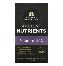 Dr. Axe / Ancient Nutrition, Vitamin B-12, 30 Capsules