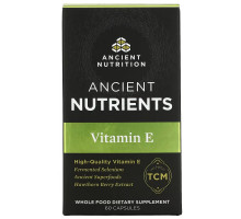 Dr. Axe / Ancient Nutrition, Витамин E, 60 капсул