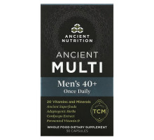 Dr. Axe / Ancient Nutrition, Ancient Multi, Men's 40+ Once Daily, 30 Capsules