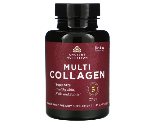 Dr. Axe / Ancient Nutrition, Multi Collagen, 45 Capsules Dr. Axe / Ancient Nutrition, Multi Collagen, 45 Capsules