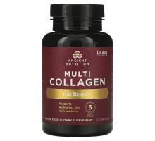Dr. Axe / Ancient Nutrition, Multi Collagen, Gut Restore, 90 Capsules
