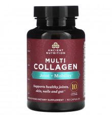 Dr. Axe / Ancient Nutrition, Multi Collagen, Joint + Mobility, 90 Capsules