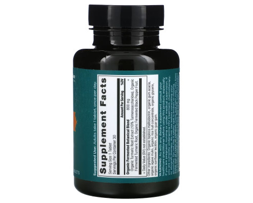 Dr. Axe / Ancient Nutrition, Turmeric, Once Daily, 30 Tablets Dr. Axe / Ancient Nutrition, Turmeric, Once Daily, 30 Tablets