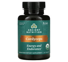 Dr. Axe / Ancient Nutrition, Cordyceps, Energy and Endurance, 30 Tablets