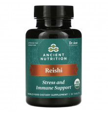 Dr. Axe / Ancient Nutrition, Reishi, Stress and Immune Support, 30 Tablets