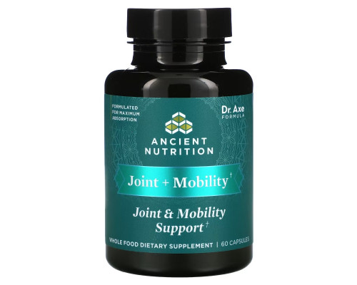 Dr. Axe / Ancient Nutrition, Joint + Mobility Support, 60 Capsules Dr. Axe / Ancient Nutrition, Joint + Mobility Support, 60 Capsules