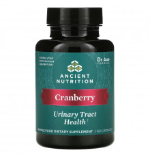 Dr. Axe / Ancient Nutrition, Cranberry, Urinary Tract Health, 60 Capsules