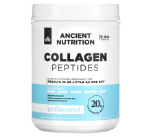 Dr. Axe / Ancient Nutrition, Collagen Peptides, Unflavored, 19.8 oz (560 g)