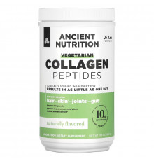 Dr. Axe / Ancient Nutrition, Vegetarian Collagen Peptides, Naturally Flavored, 9.9 oz (280 g)