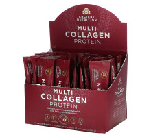 Dr. Axe / Ancient Nutrition, Multi Collagen Protein, 40 Single Stick Packets, 14.4 oz (408 g)