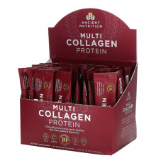 Dr. Axe / Ancient Nutrition, Multi Collagen Protein, 40 Single Stick Packets, 14.4 oz (408 g)