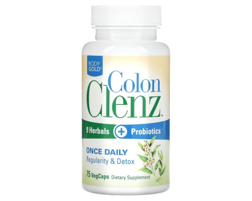BodyGold, Colon Clenz, 75 VegCaps BodyGold, Colon Clenz, 75 VegCaps