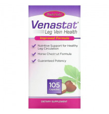Для вен и ухода за ногами BodyGold, Venastat, средство для здоровья вен ног, 105 капсул