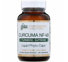 Gaia Herbs Professional Solutions, Curcuma NF-kB, Turmeric Supreme, 60 Liquid-Filled Capsules