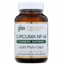 Gaia Herbs Professional Solutions, Curcuma NF-kB, Turmeric Supreme, 60 Liquid-Filled Capsules