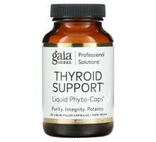 Gaia Herbs Professional Solutions, Thyroid Support, 120 Liquid-Filled Capsules