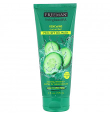Freeman Beauty, Feeling Beautiful, обновляющая гелевая маска-пленка, огурец, 6 ж. унц. (175 мл)