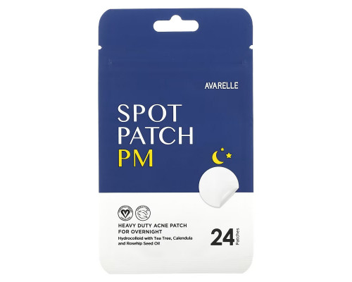 Avarelle, Точечный патч PM, 24 прозрачных патча Avarelle, Точечный патч PM, 24 прозрачных патча