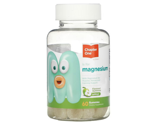 Chapter One, M is for Magnesium, Apple, 60 Gummies Chapter One, M is for Magnesium, Apple, 60 Gummies