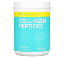 Further Food, Collagen Peptides, Unflavored, 8,000 mg, 24 oz (680 g)