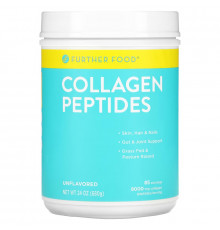Further Food, Collagen Peptides, Unflavored, 8,000 mg, 24 oz (680 g)