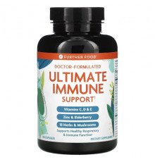 Растительные экстракты и настойки Ultimate Immune Support, 120 Capsules