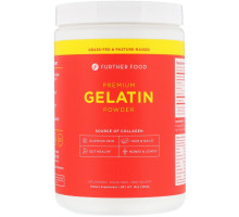 Further Food, Premium Gelatin Powder, Unflavored, 16 oz (450 g)
