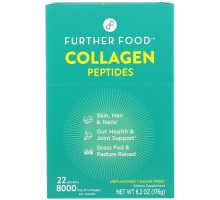 Further Food, Collagen Peptides, Unflavored, 22 Packs, 0.28 oz (8 g) Each