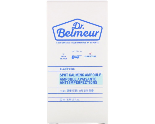 Dr. Belmeur, Clarifying, Spot Calming Ampoule, 0.74 fl oz (22 ml) Dr. Belmeur, Clarifying, Spot Calming Ampoule, 0.74 fl oz (22 ml)