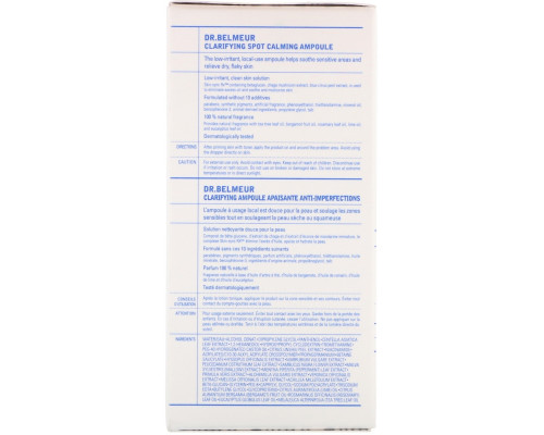 Dr. Belmeur, Clarifying, Spot Calming Ampoule, 0.74 fl oz (22 ml) Dr. Belmeur, Clarifying, Spot Calming Ampoule, 0.74 fl oz (22 ml)