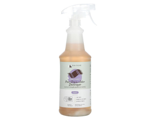 Kin+Kind, Pee + Stain + Odor Destroyer, Fabric + Carpet, Floral, 32 fl oz (354 ml) Kin+Kind, Pee + Stain + Odor Destroyer, Fabric + Carpet, Floral, 32 fl oz (354 ml)