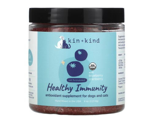 Kin+Kind, Healthy Immunity, For Dogs and Cats , 4 oz (113.4 g) Kin+Kind, Healthy Immunity, For Dogs and Cats , 4 oz (113.4 g)