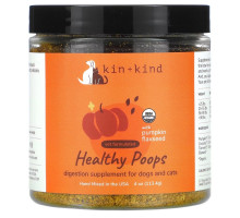 Kin+Kind, Healthy Poops, For Dogs & Cats, 4 oz (113.4 g)