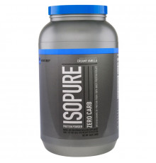 Nature's Best, IsoPure, Протеиновый порошок без углеводов Isopure, сливочная ваниль, 3 фунта (1361 г)
